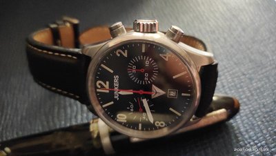 德國JUNKERS手上鍊運動計時腕錶