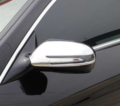 圓夢工廠 Benz 賓士 SL R230 08~12 SL350 SL500 SL600 改裝防撞鍍鉻後視鏡蓋 後照鏡蓋