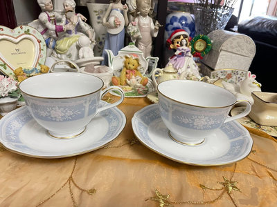 Noritake則武蕾絲骨瓷咖啡杯/紅茶杯，婚紗系列咖啡杯。