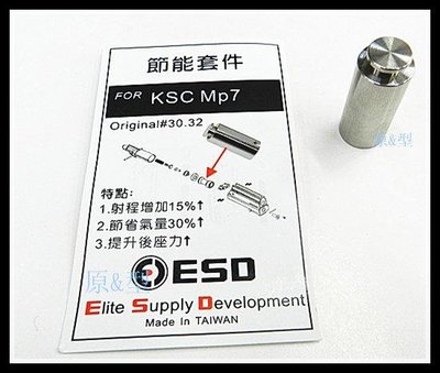 【原型軍品】全新 II ESD KSC KWA MP7 專用 節能套件