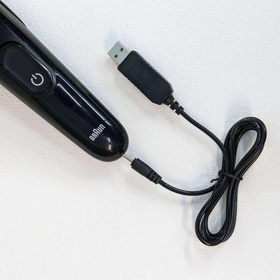 [4大陸直購] USB 2.3V 充電線 副廠適 Braun MGK3220 MGK3221 BT3221 多功能修容造型器 電動刮鬍刀_E35