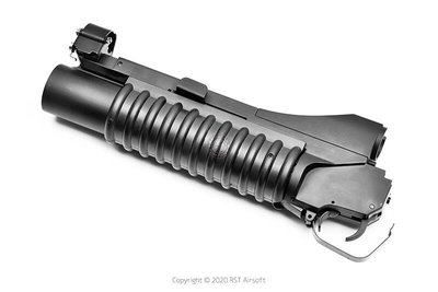 [01] BELL M203 榴彈 發射器 短版 附 瓦斯榴彈 ( 生存遊戲火箭筒榴彈砲散彈槍子母彈達姆彈武器子彈飾品