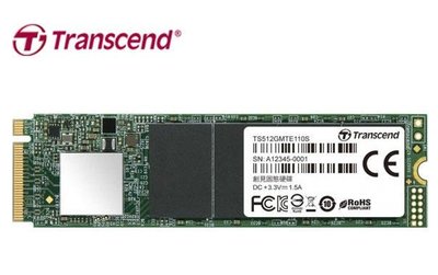 《SUNLINK》Transcend 創見 MTE110S 512GB M.2 2280 PCIe NVMe SSD