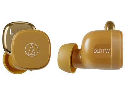 《Ousen現代的舖》日本鐵三角【ATH-SQ1TW】真無線耳機《芥末黃、耳道式、藍牙耳機》※代購服務