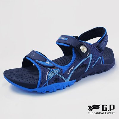 小市民倉庫-寄超商免運-GP涼鞋-GP-阿亮代言-新款-藍色休閒兩用涼拖鞋-可拆卸式後帶-一鞋兩穿-G8661M-20