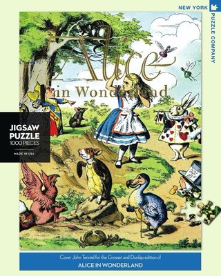 缺 美國進口拼圖 NEW 插畫繪畫 愛麗絲夢遊仙境 ALICE IN WONDERLAND 1000片拼圖 PG2061