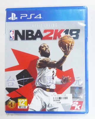 PS4 美國職業籃球 NBA 2K18 (中文版)**(二手片-光碟約9成5新)【台中大眾電玩】