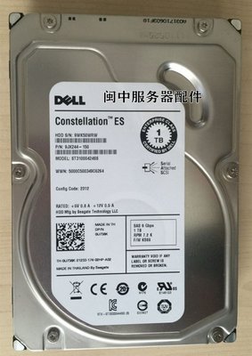 Dell戴爾R710 R610 T410 ST31000424SS 1T 7.2 SAS 3.5伺服器硬碟