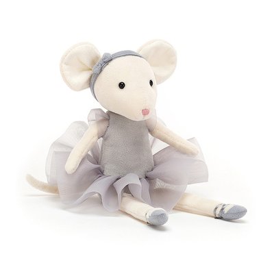 預購 英國 JELLYCAT經典優雅蕾絲裙小老鼠 最精緻的絨毛玩偶 觸感超好 安撫玩偶 生日禮 娃娃 公仔