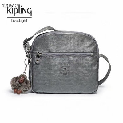 【熱賣精選】 Kipling 金屬石灰 KI4750 猴子包 雙拉鍊多夾層輕量斜背包 側背 肩背 旅遊 防水 隨身包