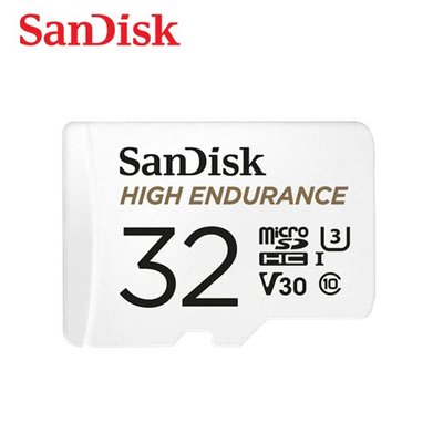 SanDisk 32GB 高耐久 MicroSD V30 U3 4K 重複寫入記憶卡 (SD-SQQNR-32G)