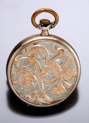 【老銀行】Longines 浪琴純銀古董懷錶序號:3653341, C. 1918