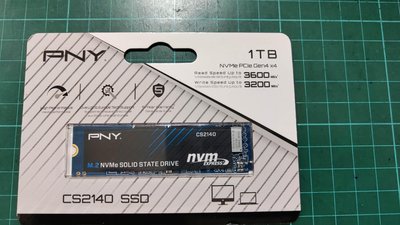 送咖啡 PNY CS2140 M.2 NVMe 1T Gen 固態硬碟 非 創見 金士頓