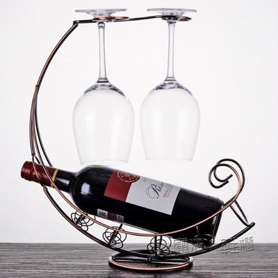 【熱賣精選】歐式紅酒杯架倒掛架子家用葡萄酒杯架現代簡約酒櫃酒架紅酒架擺件