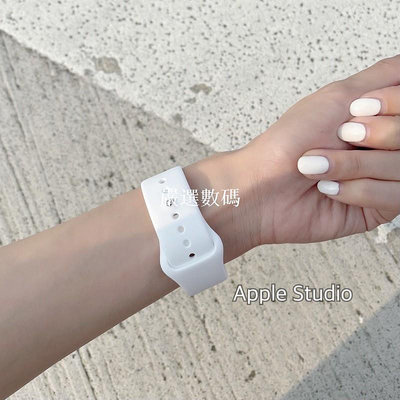 【嚴選數碼】「台灣現貨 24h出貨」 Apple Watch 錶帶 矽膠 蘋果 原廠 保護殼 3 4 5 6 7 SE