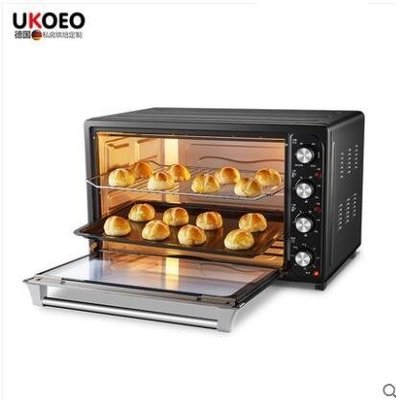 UKOEO HBD-7001烤箱家用烘焙大容量電烤箱多功能上下控溫70L