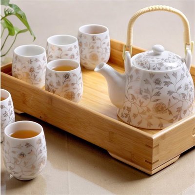 茶具套裝全套加強版景德鎮陶瓷功夫茶具整套水壺家用茶壺茶杯托盤