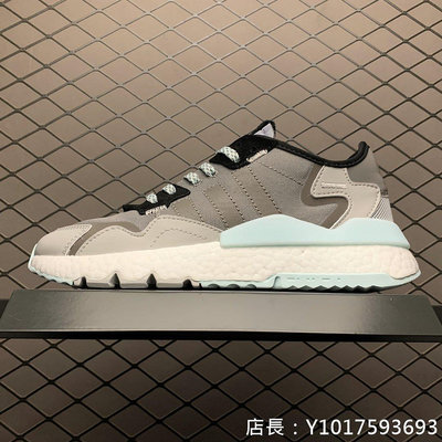 ADIDAS NITE JOGGER 灰綠 3M反光 復古 休閒運動慢跑鞋 EE5913男女鞋【雅妤潮鞋】