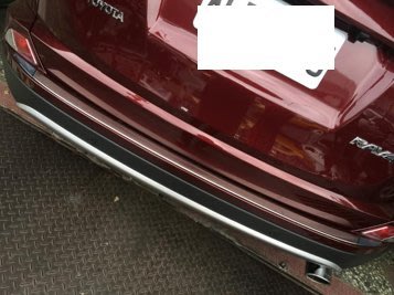 (車之房) 2016 RAV4 4.5代 專用 後車廂防刮條 後保桿上飾條 卡夢飾條 外後護板
