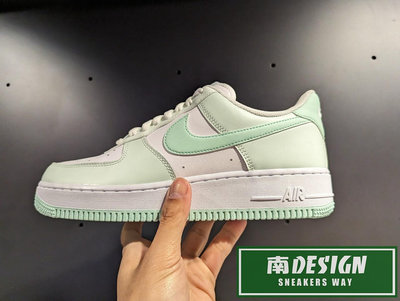 南🔥2024 2月 NIKE Air Force 1 '07 經典 復古 運動 休閒 男 淺綠白 FZ4123-394