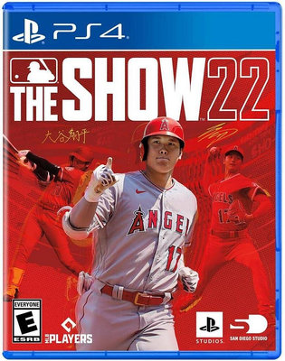 (全新現貨)PS4 美國職棒大聯盟 22 MLB The Show 22 英文版