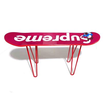 定制【滑板凳子】圖案創意造supreme潮牌個性裝飾滑板改造板椅子