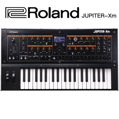 Roland JUPITER-Xm 電子音樂製作及演奏環境/人聲效果合成器/37琴鍵迷你型/原廠公司貨