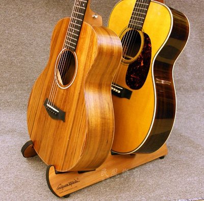 《民風樂府》可一次放二把吉他的原木吉他架 美國 Cooper Stand THE Pro-Tandem