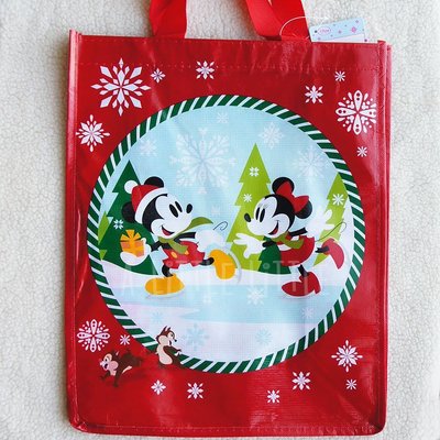 ~美國迪士尼Disney商店~《現貨》Mickey&Minnie米奇米妮 環保手提袋 補習袋 購物袋 禮物袋 泳游袋