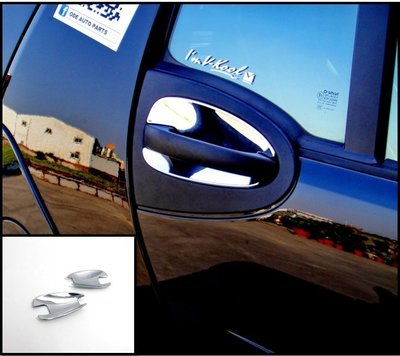 圓夢工廠 Smart W451 FORTWO 2007~2014 改裝 鍍鉻銀 車門把手 防刮門碗內襯內碗 保護貼片