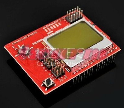 《德源科技》r)Arduino LCD 4884 搖桿液晶擴展板LCD4884 Joystick Shield v2.0