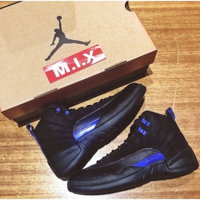 【正品】Air Jordan 12 Retro “Black Concord” 黑藍 籃球 CT8013 005潮鞋