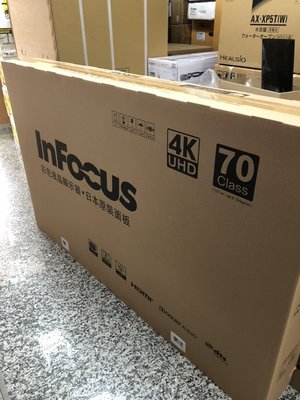 來電問價 有俗 InFocus 4K液晶顯示器 WA-70UA600 日本原裝面板