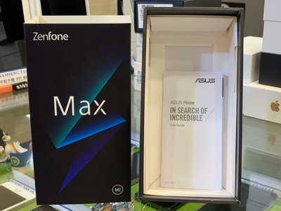ASUS Zenfone Max ZB633KL手機空盒（僅空盒無手機、無配件）
