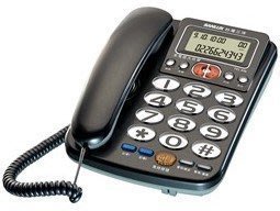 【NICE-達人】【免運】SANLUX台灣三洋TEL-856 來電顯示有線電話機_保固一年_鐵灰色/銀色可選