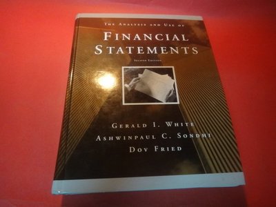 【愛悅二手書坊 14-18】Financial Statements      Gerald I. White