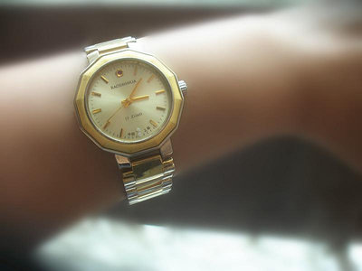 手錶 機械錶 男  金色圓形錶 老錶庫存 正品原裝復古時尚