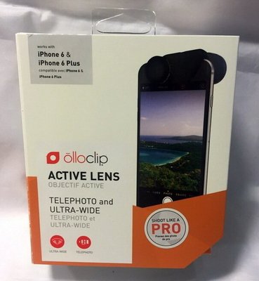 Olloclip Active Lens 超廣角&amp;長焦 專業兩用鏡頭 For iPhone6/6Plus