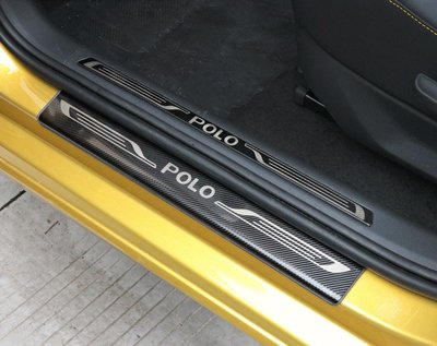 ** 福品小舖 ** 福斯 VW 2018~2020 New POLO 不銹鋼迎賓踏板( 內外置款 八片 )門檻條