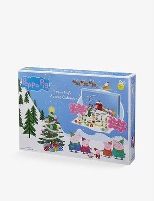 當日寄出[現貨] 英國代購 Peppa pig 英國佩佩豬聖誕節倒數日曆玩具禮盒