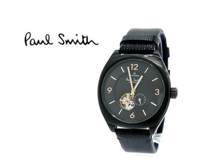 Paul Smith ►MASTERPIECE (黑色) 全球只有500枚 限量款手錶 日本製 機械錶｜100%全新真品