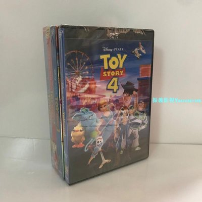 TOY STORY 玩具總動員1-4部DVD電影合集 英文原版高清卡通動畫6碟『振義影視』
