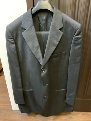 【自售leo458】頂級時尚的BOSS HUGO BOSS毛料經典長版西裝國內百貨公司專櫃正品