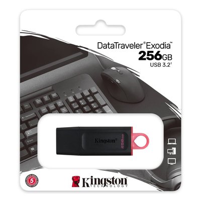 含稅附發票 金士頓 256G DataTraveler Exodia USB3.2【DTX/256GB】隨身碟 USB