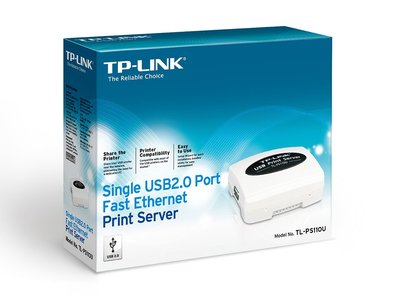 缺貨中~TP-LINK TL-PS110U 單一 USB2.0 連接埠快速乙太網路 列印伺服器