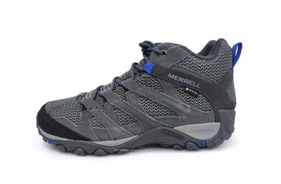 【斯伯特】Merrell Alverstone  GTX 男鞋 登山 越野 防水 透氣 麂皮 灰藍 ML034555