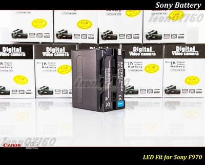 【特價促銷 】全新 Sony NP-F970/F960-7800 mAh LED 燈專用鋰電池-CN160 LED補光燈