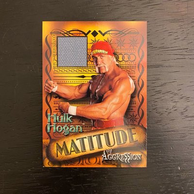 2003 WWE 世界摔角聯盟 Hulk Hogan 地板卡 卡片 Event used ring mat