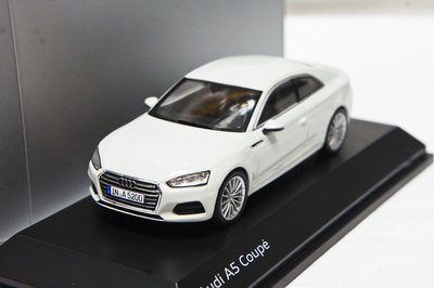 【超值特價】奧迪原廠 1:43 Spark Audi A5 Coupe 2016 白色