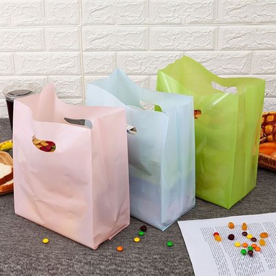 下殺 (null)沙拉輕食塑料袋甜品包裝食品烘焙面包店袋子蛋糕手提袋化妝品購物